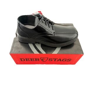 Deer Stags Boys Gabe Dress Black Lace Shoes Boys Size 2.5W Formal New In Box